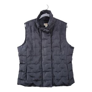 Talbots‎ Black Goose Down Puffer Vest Size L